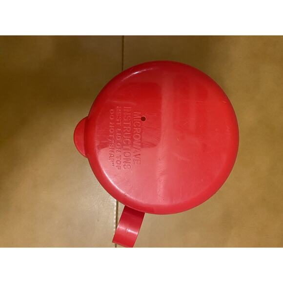 Vintage Campbells Soup Plastic Mug with Lid 12oz Microwaveable - Picture 2 of 6